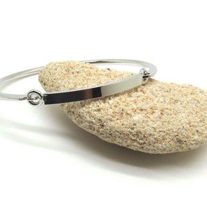 NEW Stainless Steel Blank Bracelet